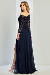 Adora Design 3245 Plus Size Long Formal A Line Evening Dress