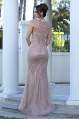 Adora Design 3272 Plus Size Long Beaded Formal Evening Dress