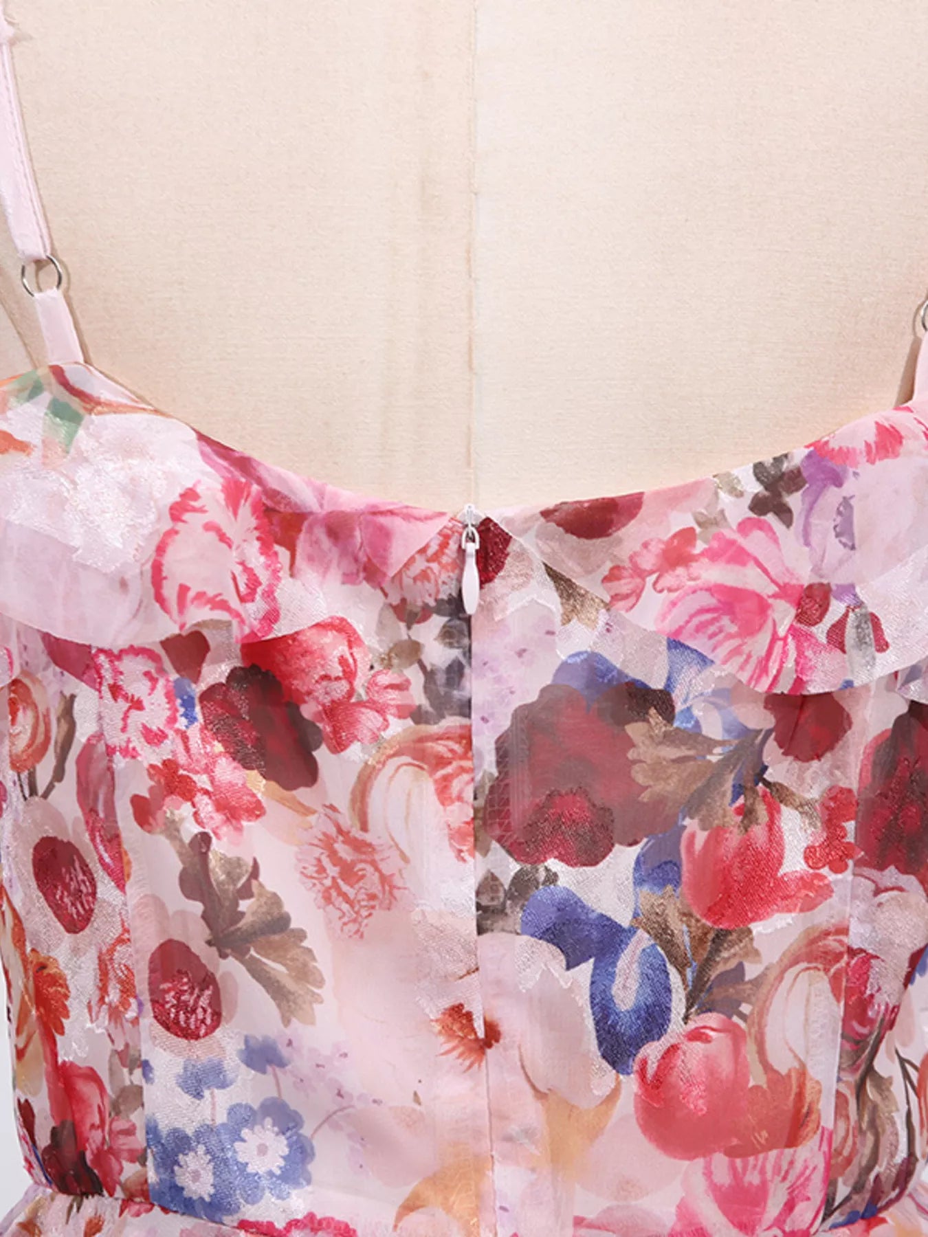 Hazel Blues® |  Floral Print Ruffled Maxi Dress