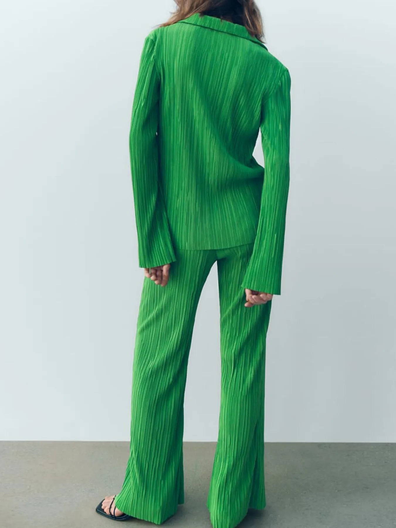 Hazel Blues® |  Texture Long Sleeve Top and Pants Lounge Set