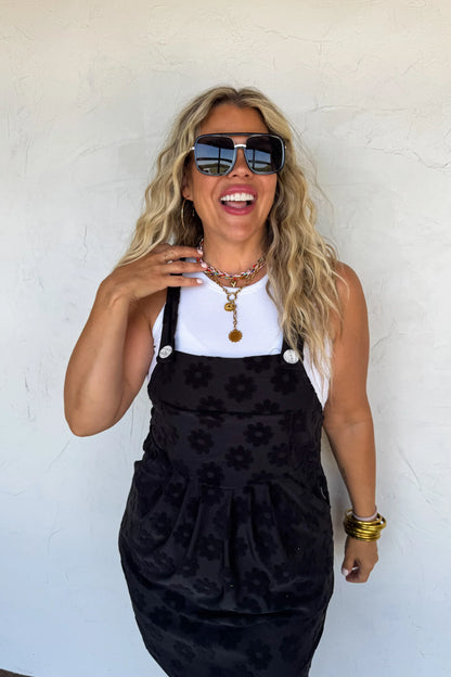 Hazel Blues® |  Sunshine & Daisies Overall Dress