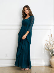 Eva Fashion 3527 Two Piece Long Formal Beaded Evening Dress
