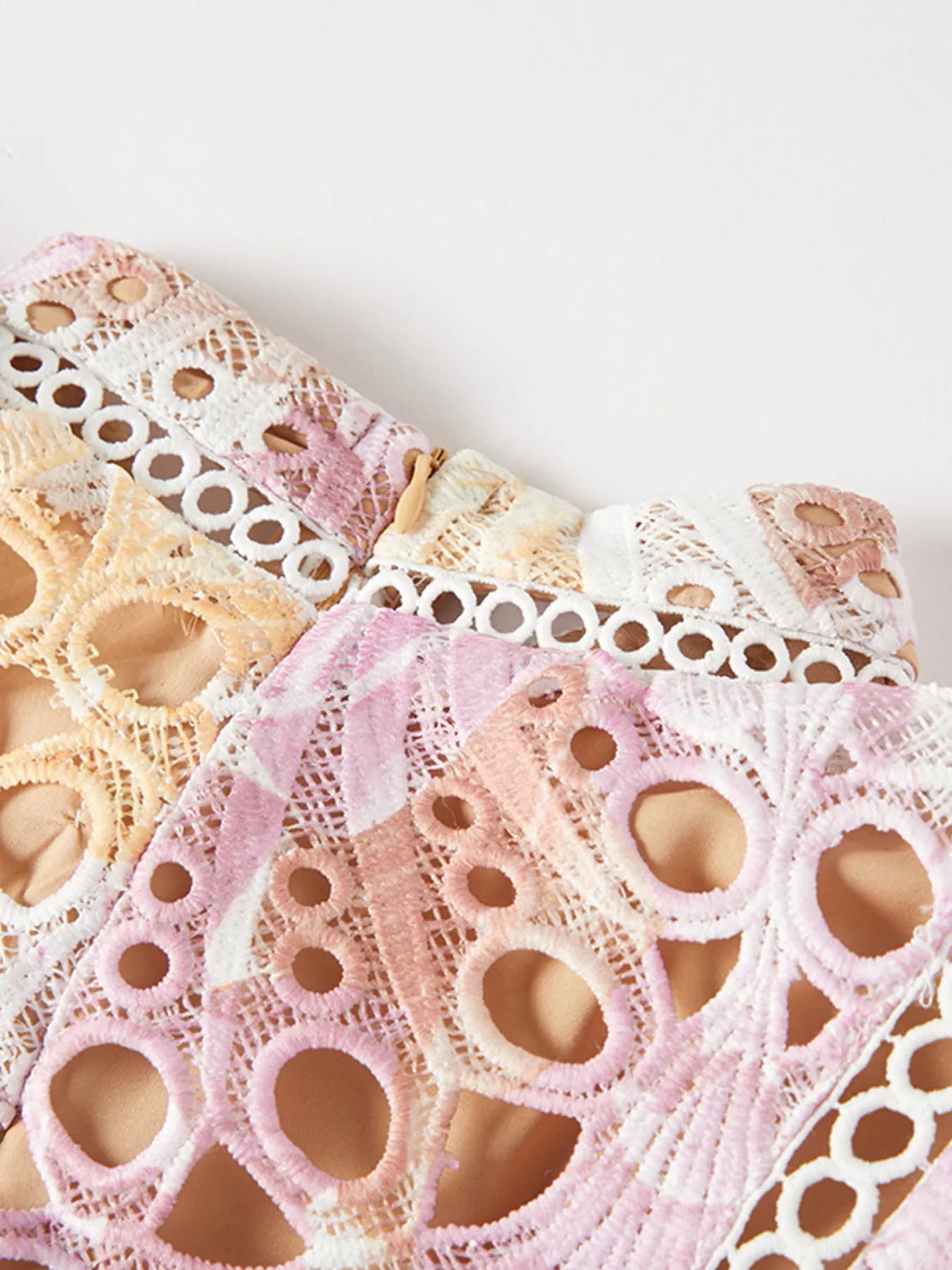 Hazel Blues® |  Floral Lace Detail Maxi Dress