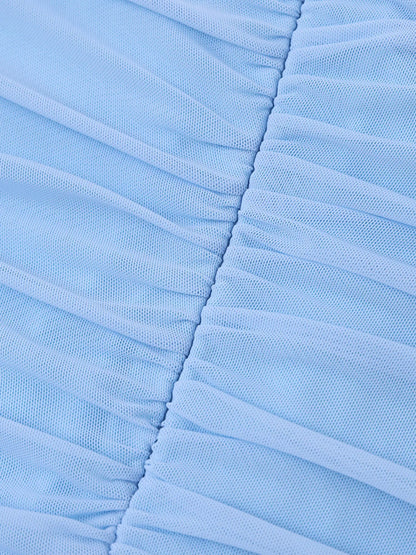 Hazel Blues® |  Off-Shoulder Ruched Mermaid Maxi Dress
