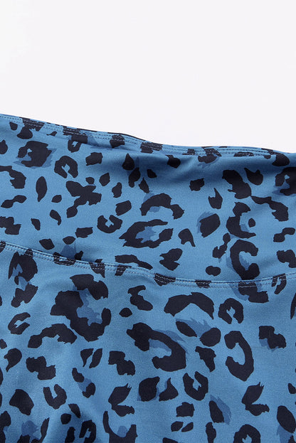 Hazel Blues® |  Leopard Print Wide Waistband Leggings