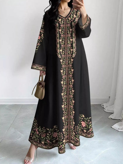 Hazel Blues® |  Floral Long Sleeve Maxi Dress