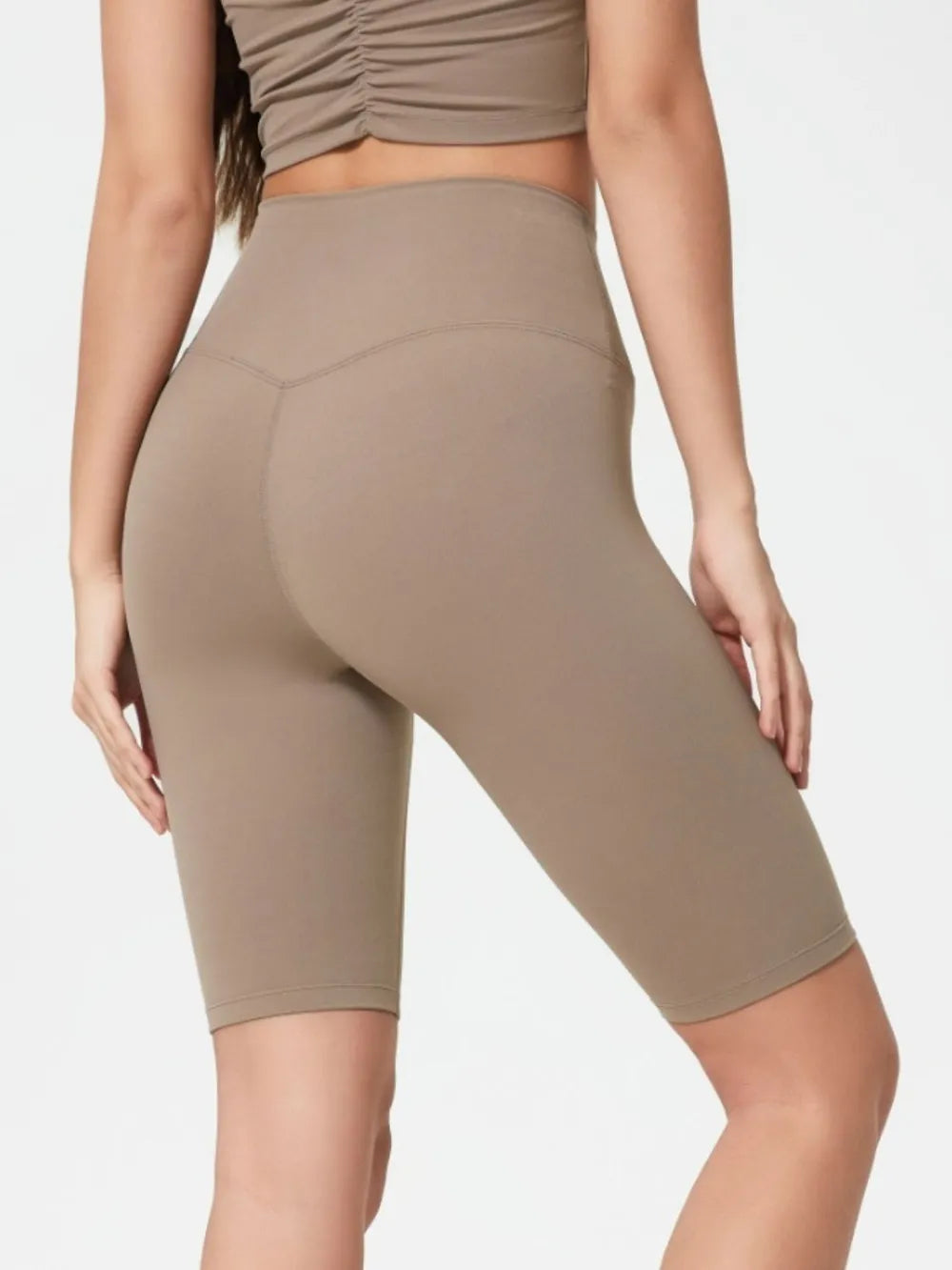 Hazel Blues® |  Millennia High Rise Wide Waistband Active Shorts