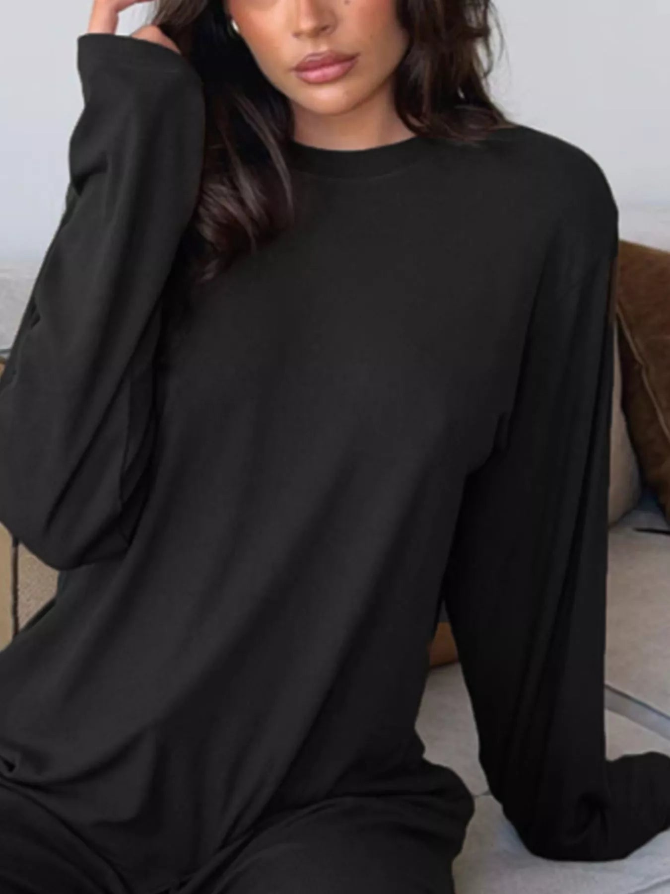 Hazel Blues® |  Relaxed Fit Long Sleeve Top and Pants Set