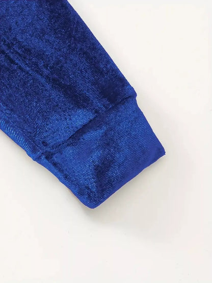 Hazel Blues® | Velvet Hoodie and Pants Set