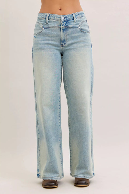 Hazel Blues® |  Judy Blue High Waist Column Straight Jeans