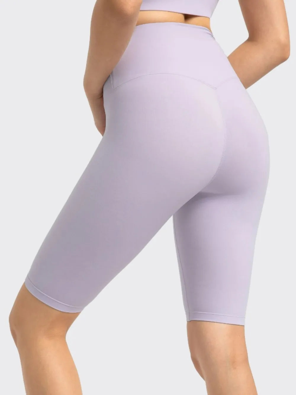Hazel Blues® |  Millennia High Rise Wide Waistband Active Shorts
