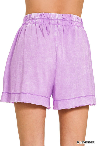 Hazel Blues® |  Zenana Acid Washed Oversized Top & Shorts Set