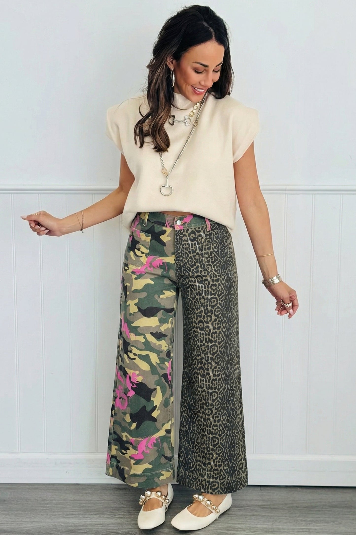 Hazel Blues® |  Leopard Love Jeans | Leopard Camo Jeans