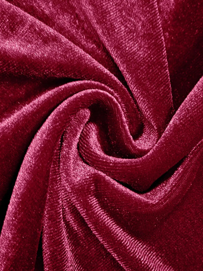 Hazel Blues® |  Velvet Wrap Surplice Maxi Dress