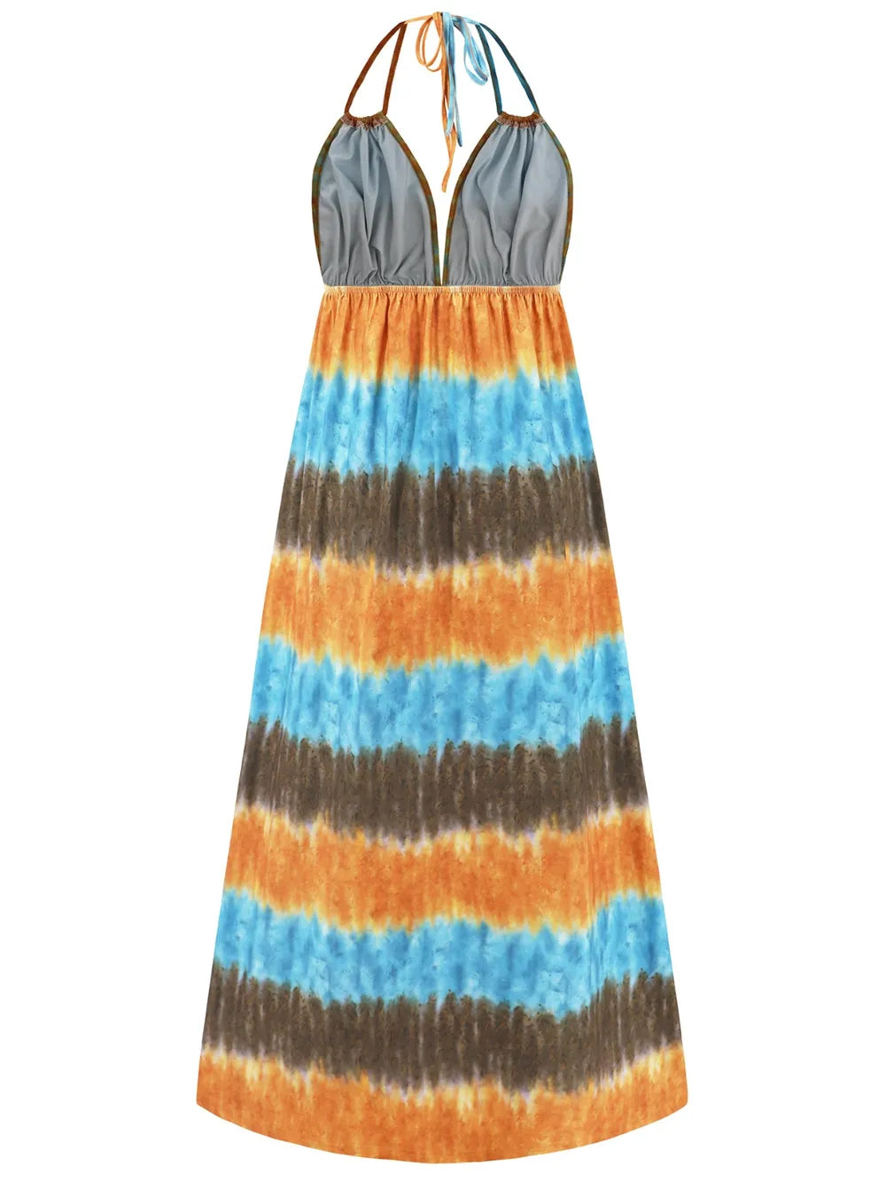 Hazel Blues® |  Tie-Dye Halter Neck Dress