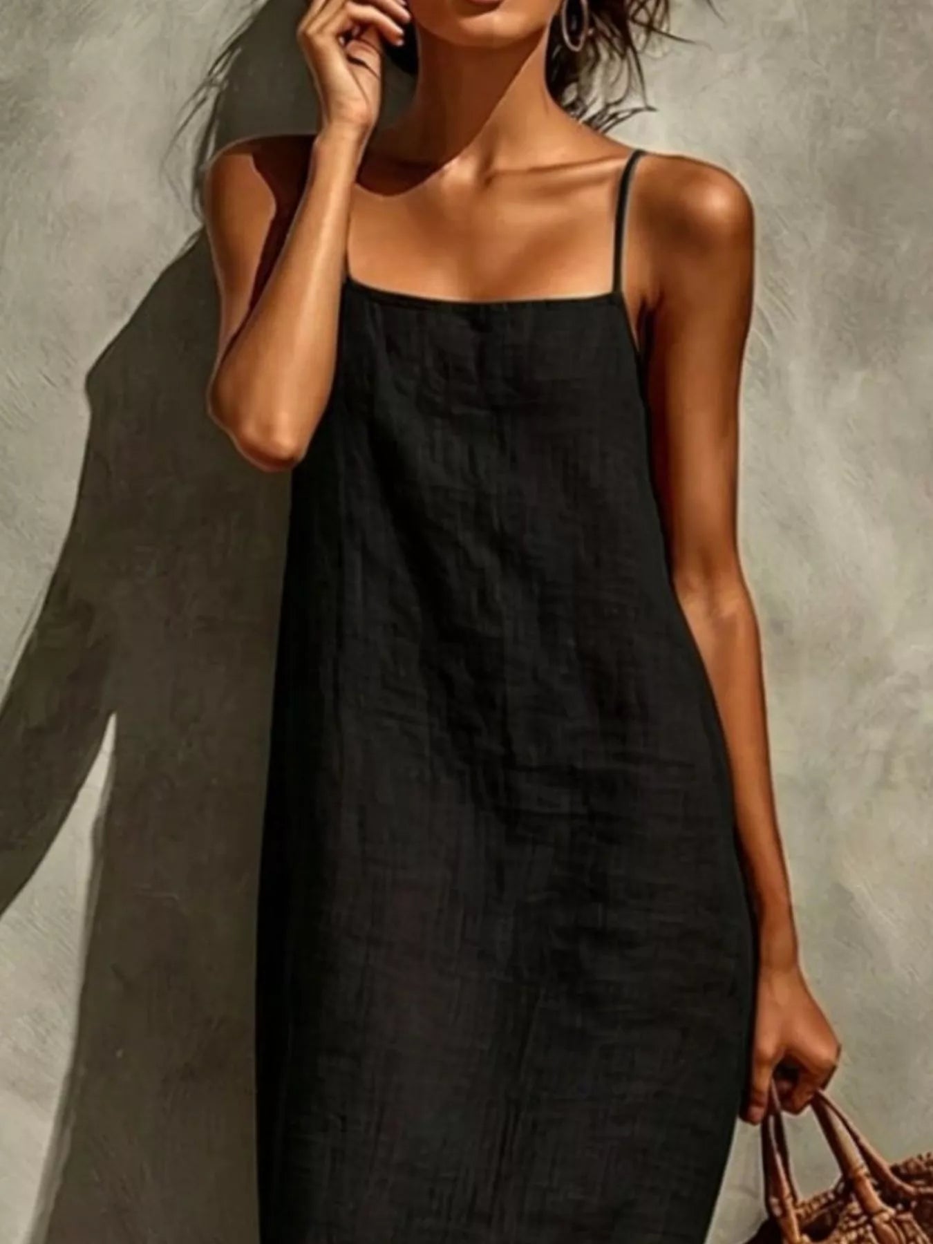 Hazel Blues® |  Sleeveless Linen Casual Maxi Dress