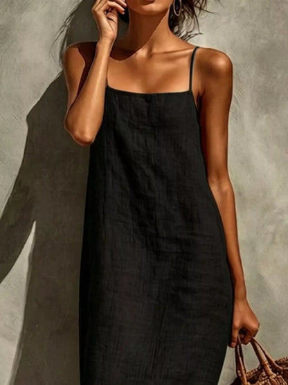 Hazel Blues® |  Sleeveless Linen Casual Maxi Dress