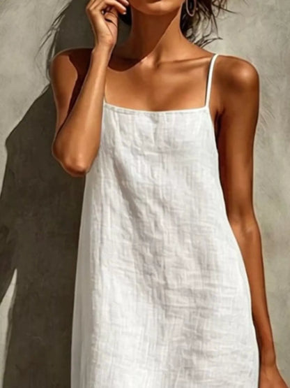 Hazel Blues® |  Sleeveless Linen Casual Maxi Dress
