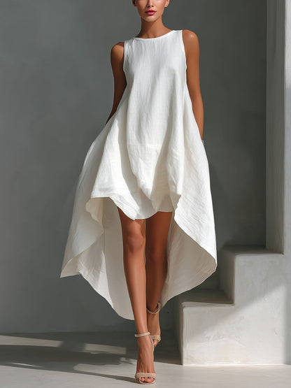 Hazel Blues® |  Sleeveless High-Low Hem Dress