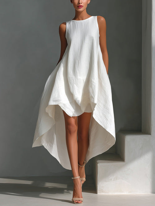 Hazel Blues® |  Sleeveless High-Low Hem Dress