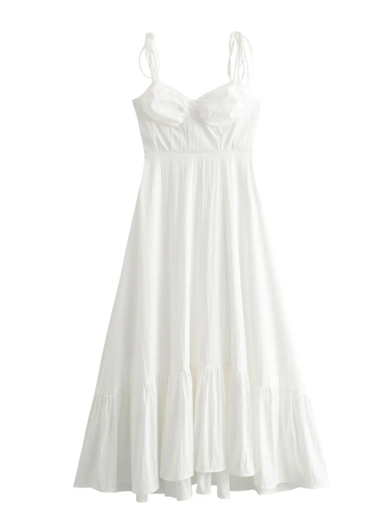 Hazel Blues® | Sweetheart Neck Tiered Maxi Dress