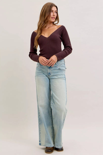 Hazel Blues® |  Judy Blue High Waist Column Straight Jeans