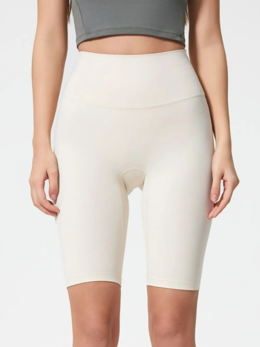 Hazel Blues® |  Millennia High Rise Wide Waistband Active Shorts