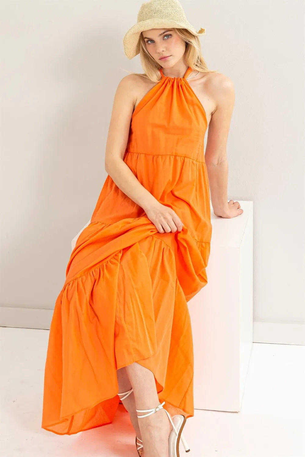 Hazel Blues® |  HYFVE Halter Neck Cover Up Maxi Dress