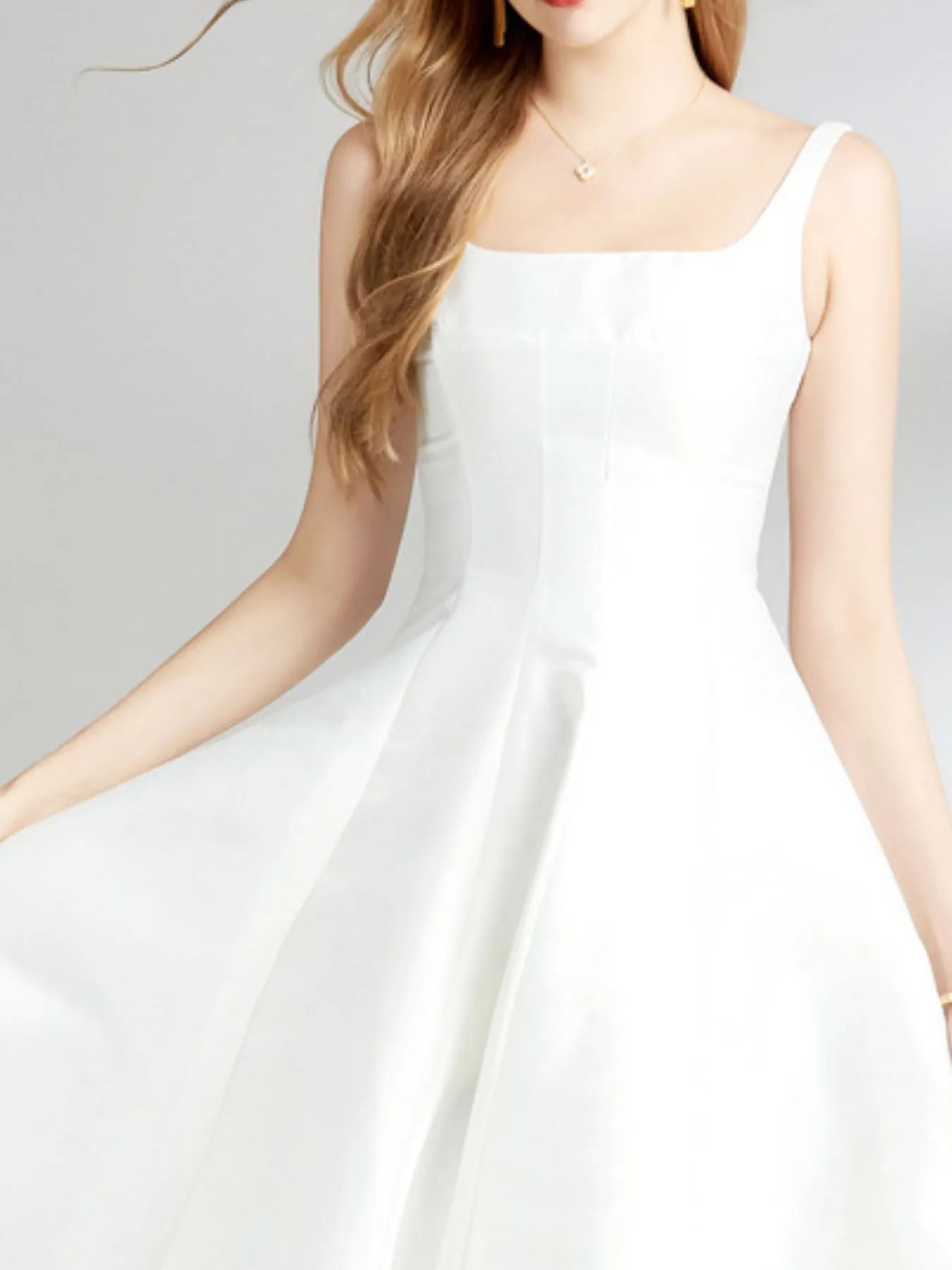 Hazel Blues® |  A-Line Silhouette Midi Sleeveless Dress