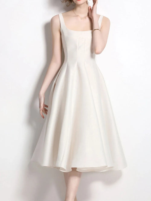 Hazel Blues® |  A-Line Silhouette Midi Sleeveless Dress