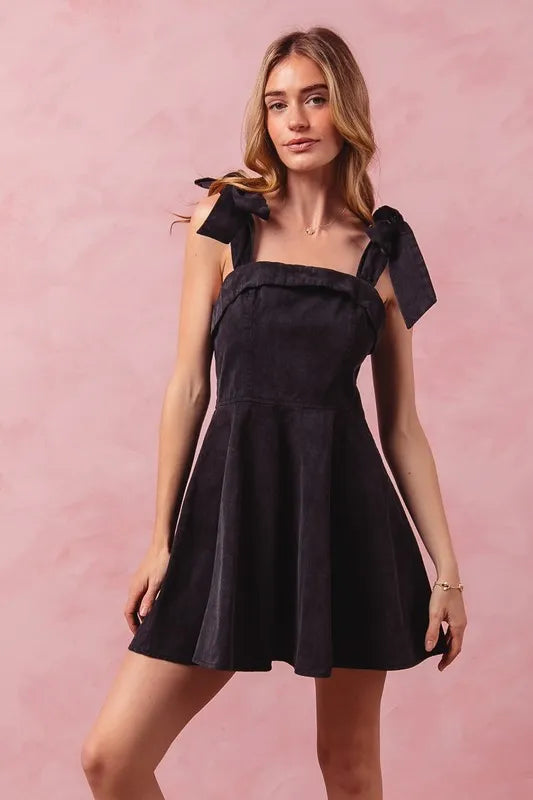 Hazel Blues® |  SO ME Fit and Flare Washed Gameday Dress