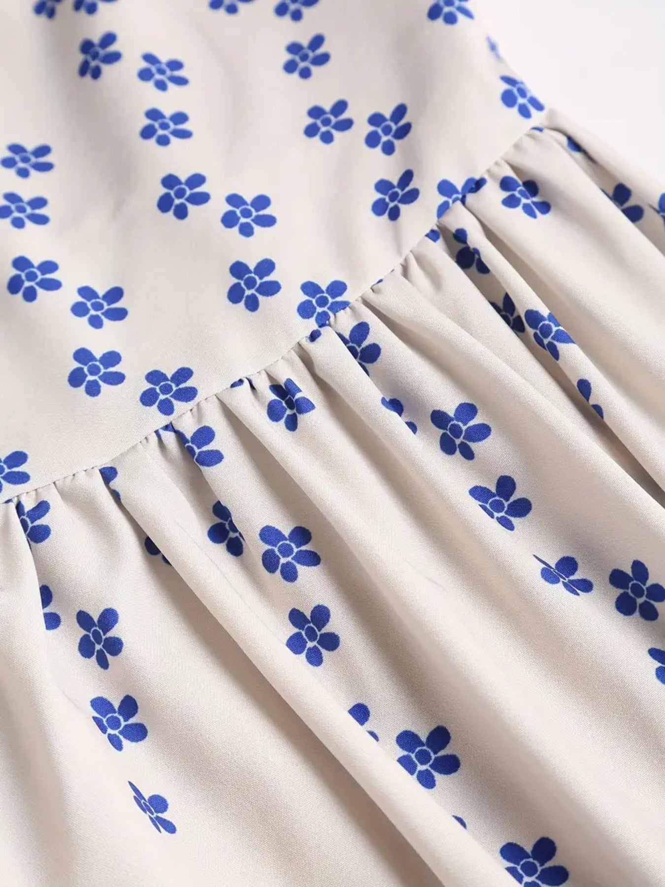 Hazel Blues® |  Sardine Print Spaghetti Strap Midi Dress