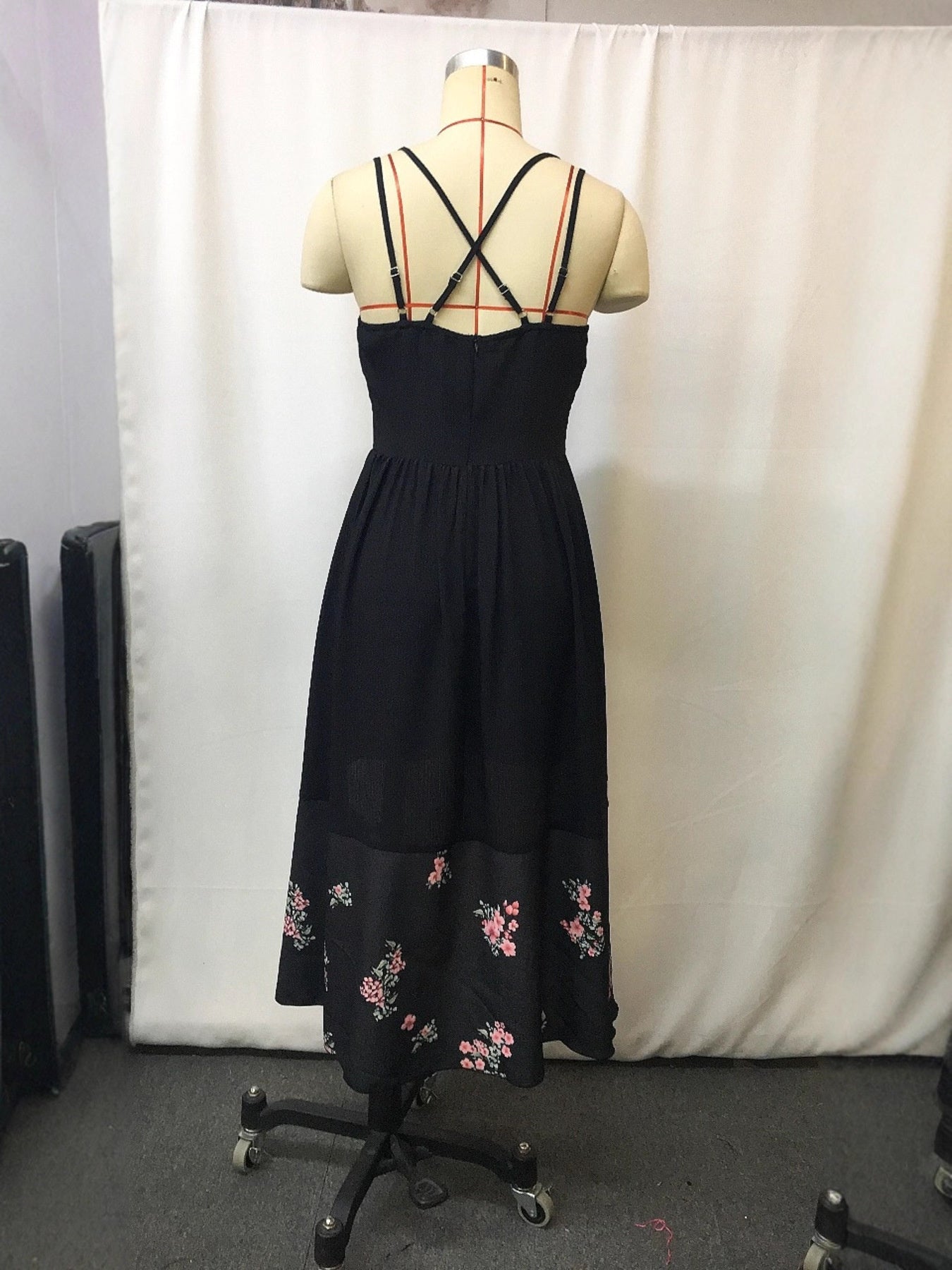 Hazel Blues® |  Floral Print High-Low Cami Dress