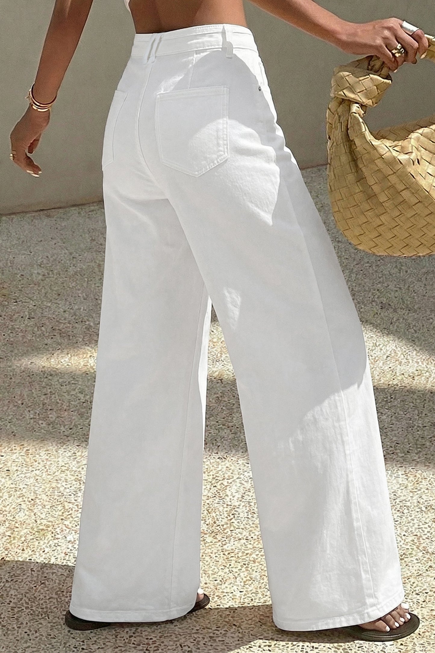 Hazel Blues® |  White Skies Jeans | White Jeans