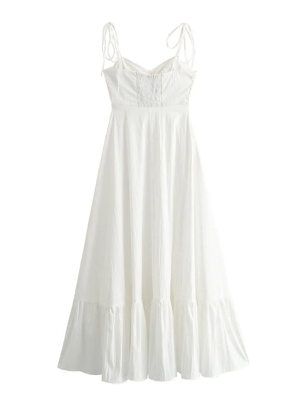 Hazel Blues® | Sweetheart Neck Tiered Maxi Dress