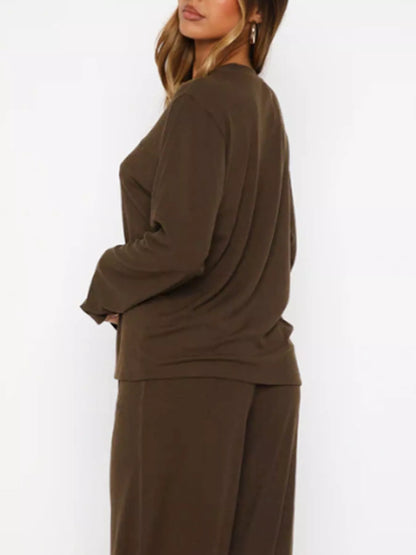 Hazel Blues® |  Relaxed Fit Long Sleeve Top and Pants Set