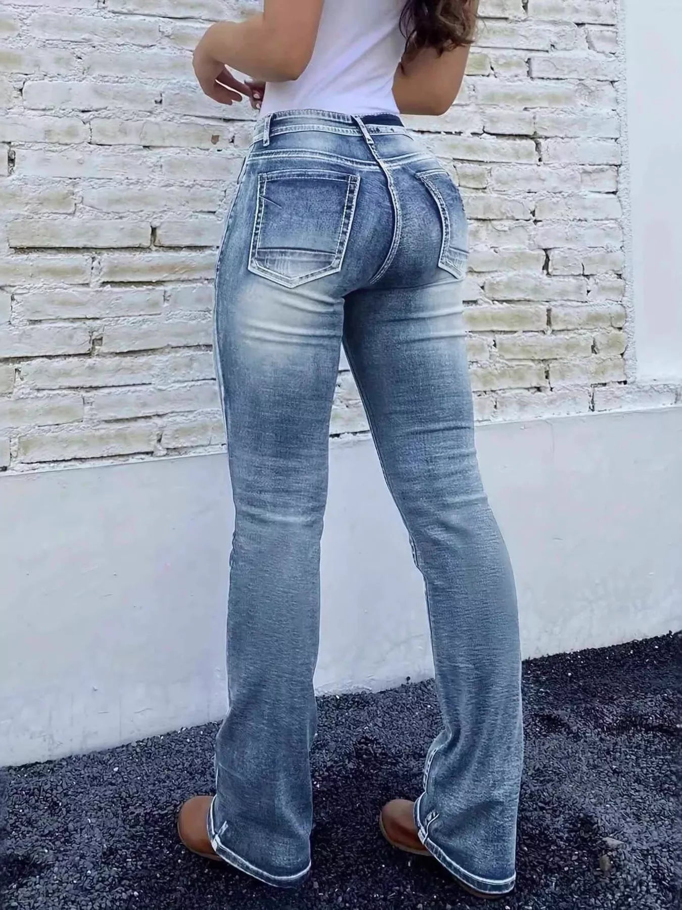 Hazel Blues® |  High Waist Bootcut Jeans