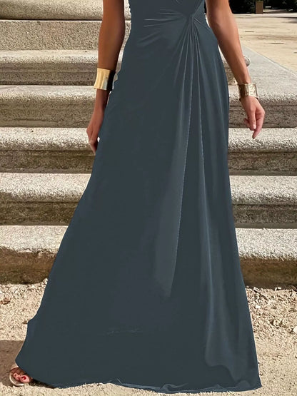 Hazel Blues® |  Twisted Round Neck Sleeveless Maxi Dress
