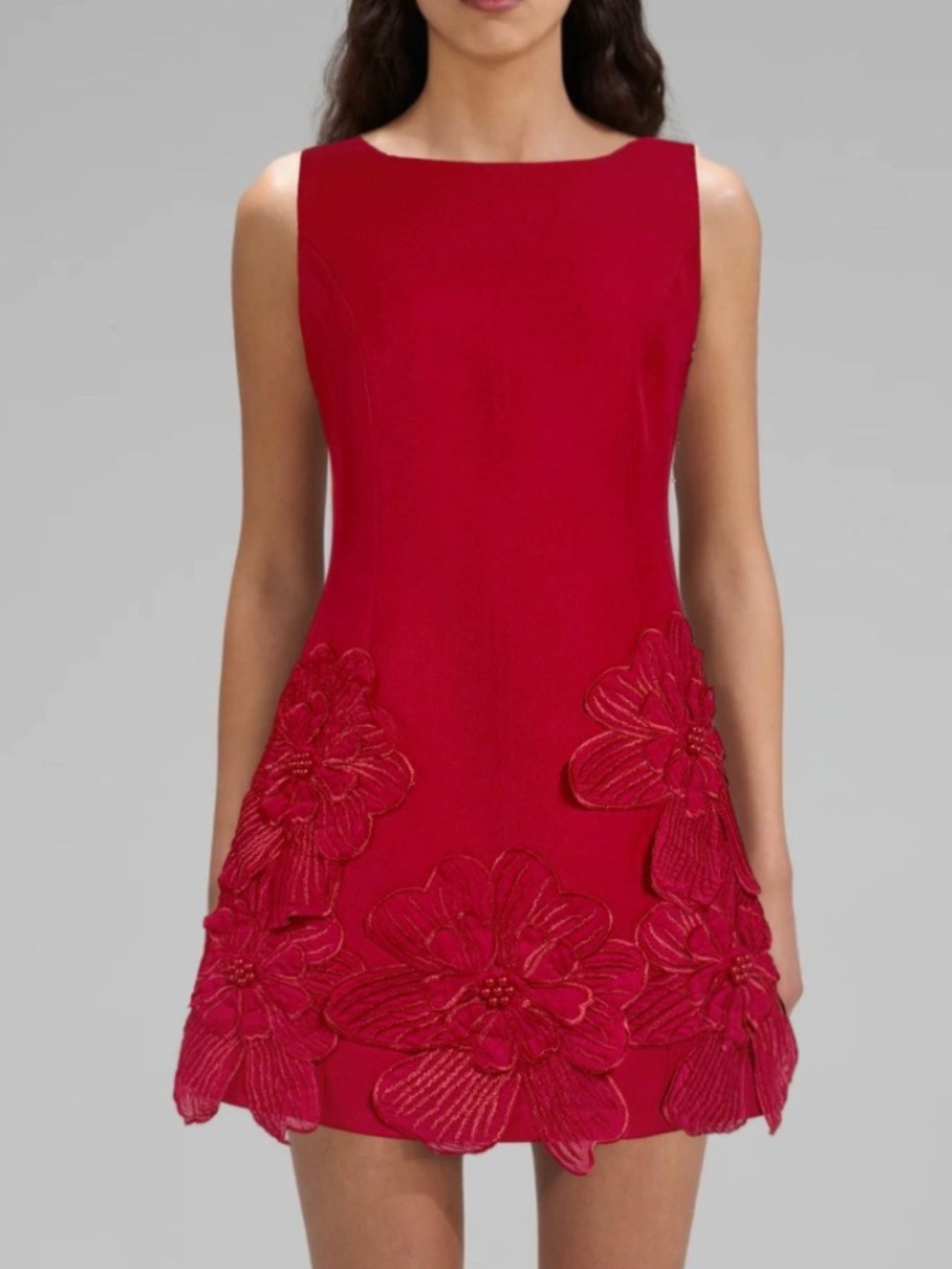 Hazel Blues® |  Flower Round Neck Sleeveless Dress