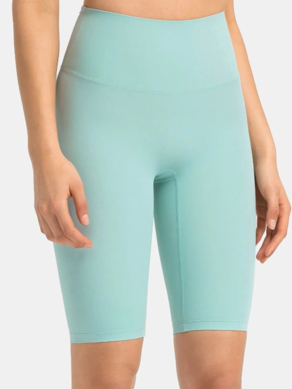 Hazel Blues® |  Millennia High Rise Wide Waistband Active Shorts