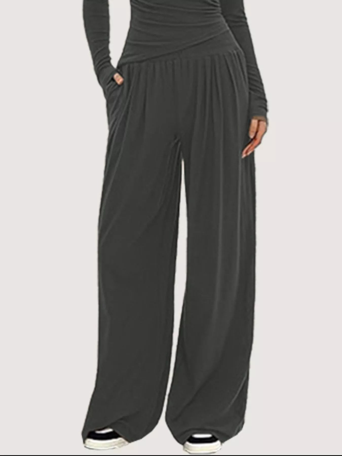Hazel Blues® |  Casual Long Sleeve Top and Wide Leg Pants Set