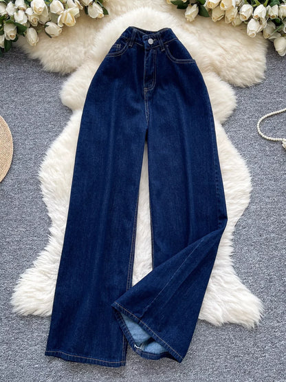 Hazel Blues® |  High Waist Wide Leg Jeans