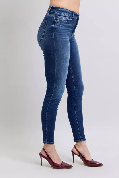 Hazel Blues® | Judy Blue Washed Thermal Skinny Jeans