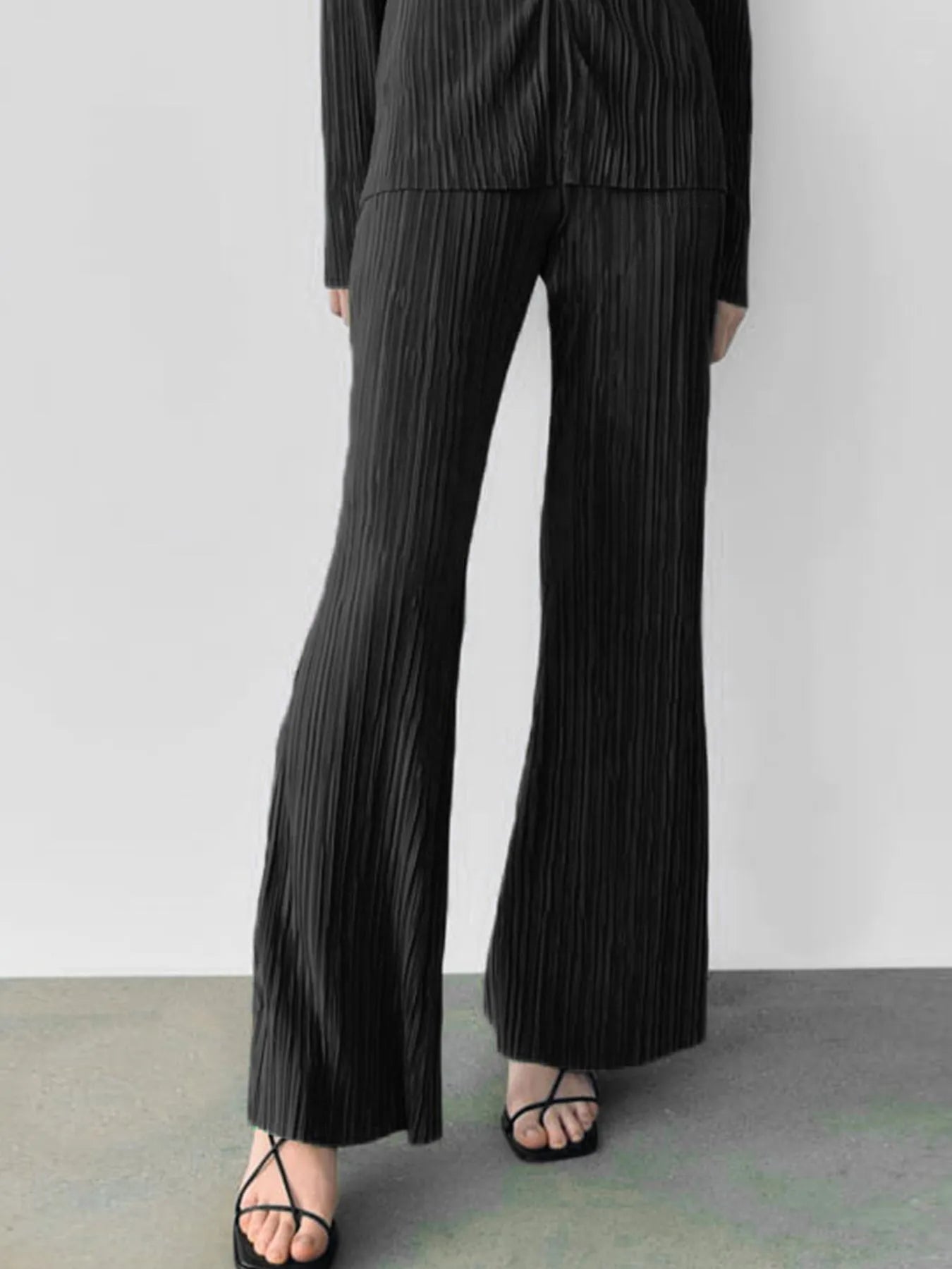 Hazel Blues® |  Texture Long Sleeve Top and Pants Lounge Set