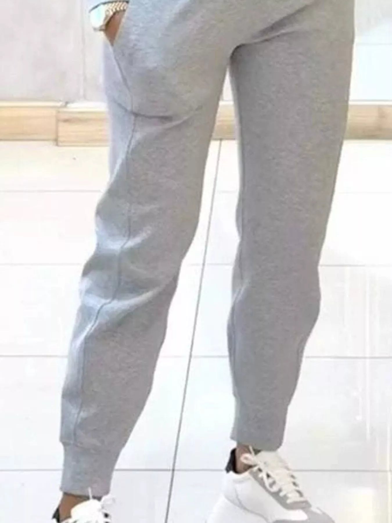 Hazel Blues® |  Casual Chic Cropped Sweatshirt and Jogger Set