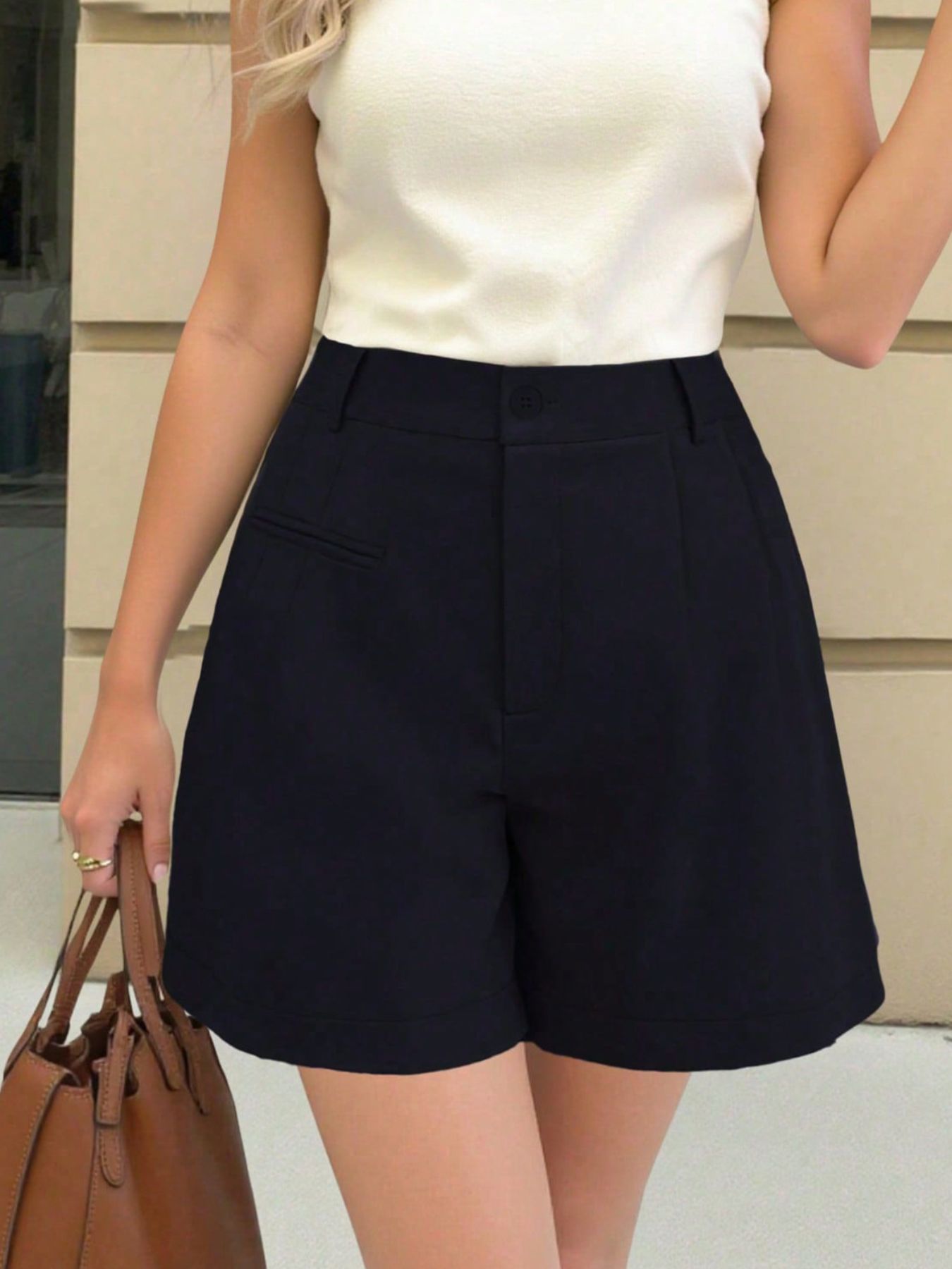 Hazel Blues® |  High-Waisted Shorts
