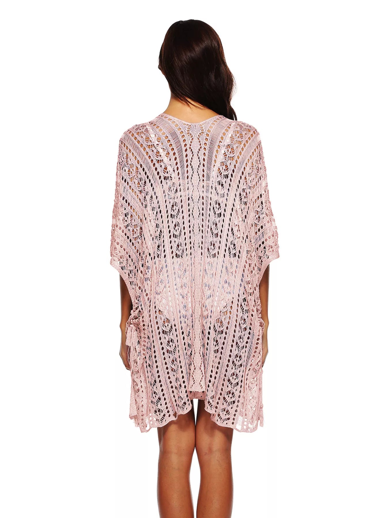 Hazel Blues® | Crochet Knit V-Neck Cover-Up