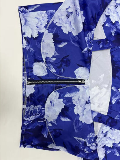 Hazel Blues® |  Floral Print Ruffle Cami and Skirt Two-Piece Set