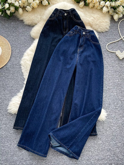 Hazel Blues® |  High Waist Wide Leg Jeans