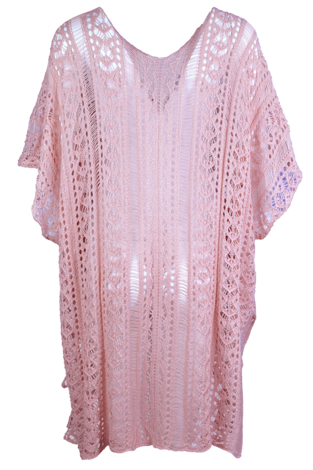 Hazel Blues® | Cutout V-Neck Cover-Up with Tassel